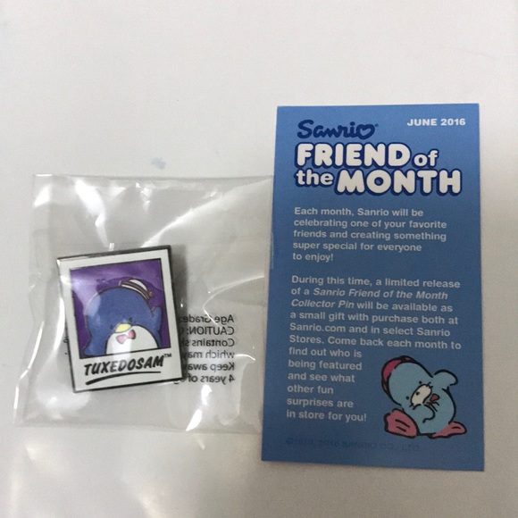 Tuxedosam Friend of the Month Pin - Picture 3 of 6